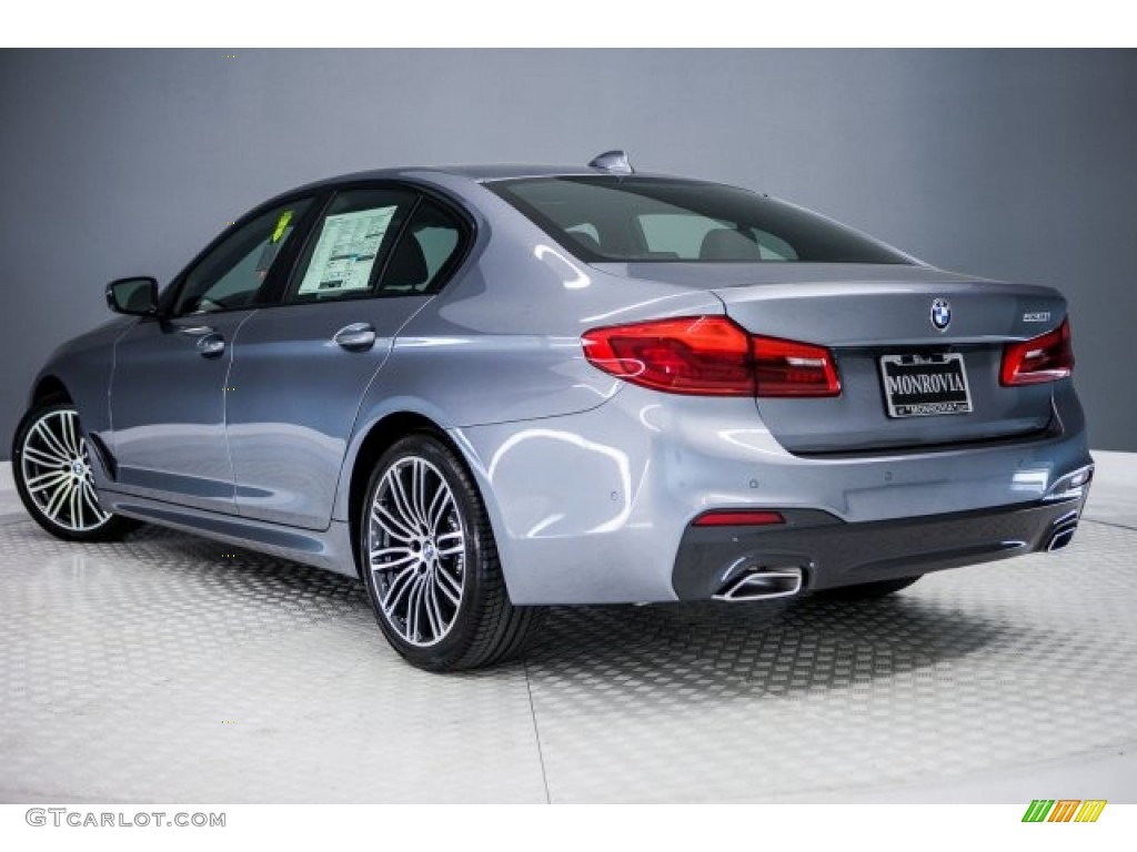 2017 5 Series 530i Sedan - Bluestone Metallic / Black photo #3