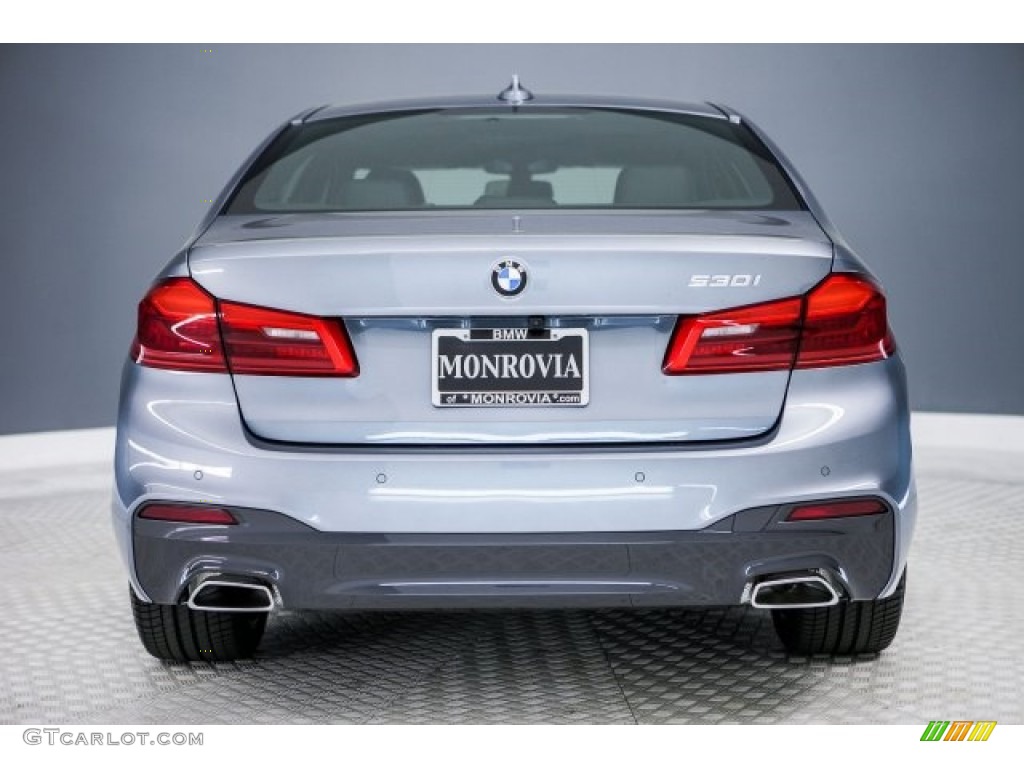 2017 5 Series 530i Sedan - Bluestone Metallic / Black photo #4