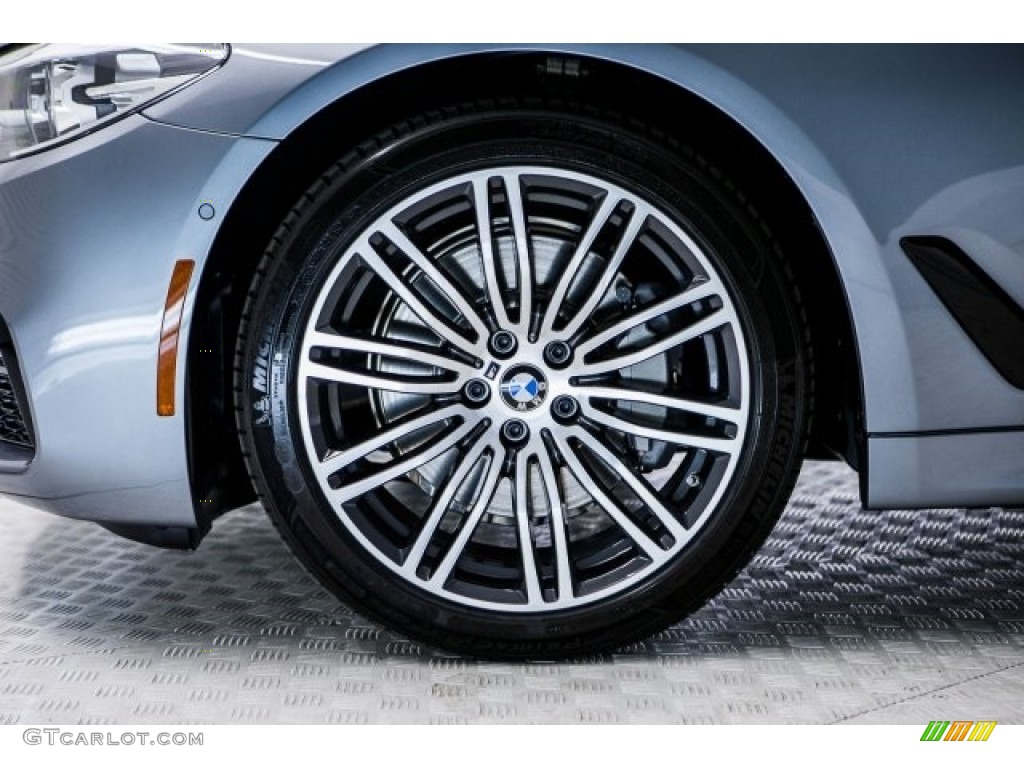 2017 5 Series 530i Sedan - Bluestone Metallic / Black photo #9