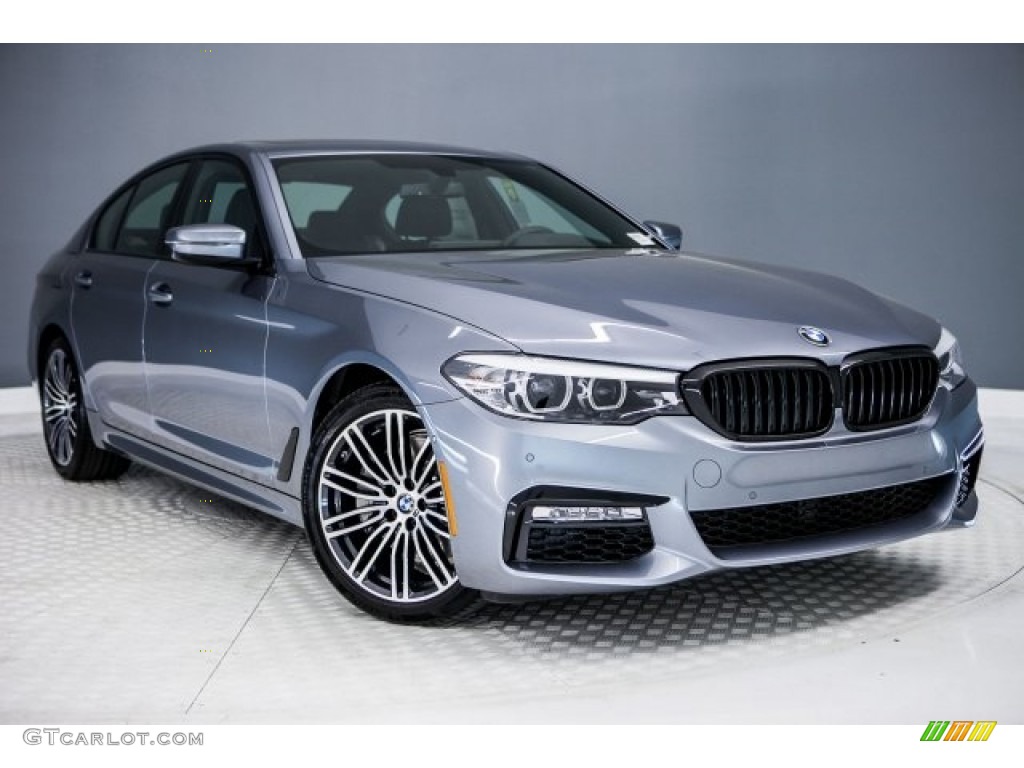 Bluestone Metallic 2017 BMW 5 Series 530i Sedan Exterior Photo #120045021