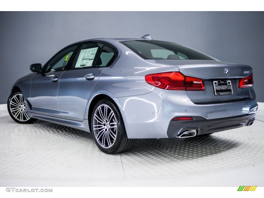 2017 5 Series 530i Sedan - Bluestone Metallic / Black photo #3