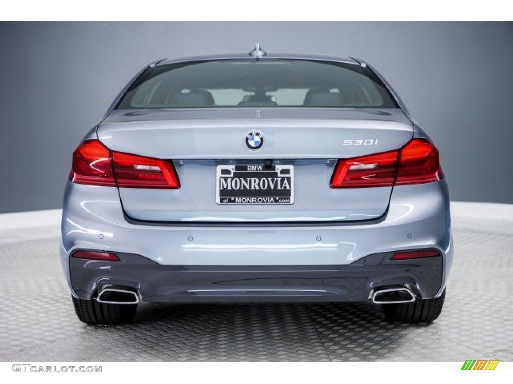 2017 5 Series 530i Sedan - Bluestone Metallic / Black photo #4