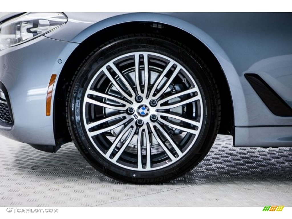 2017 5 Series 530i Sedan - Bluestone Metallic / Black photo #9