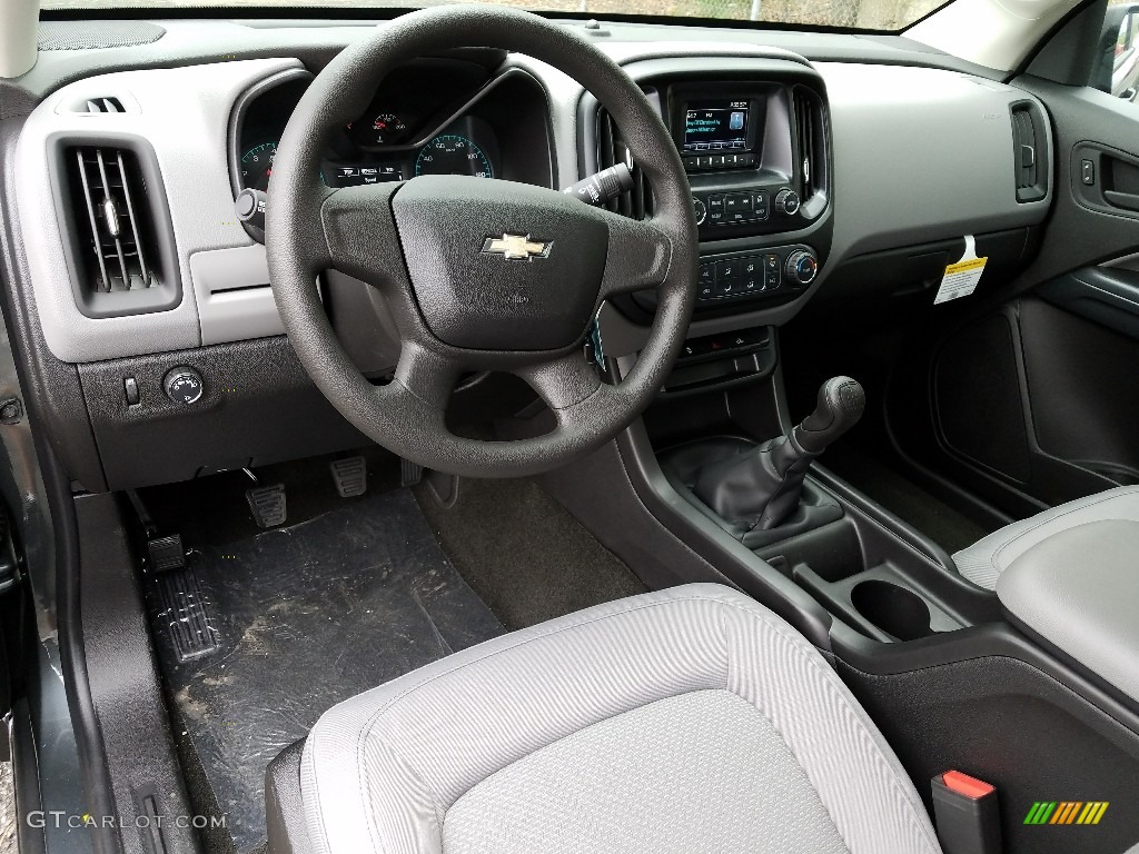 Jet Black/­Dark Ash Interior 2017 Chevrolet Colorado WT Extended Cab Photo #120045780