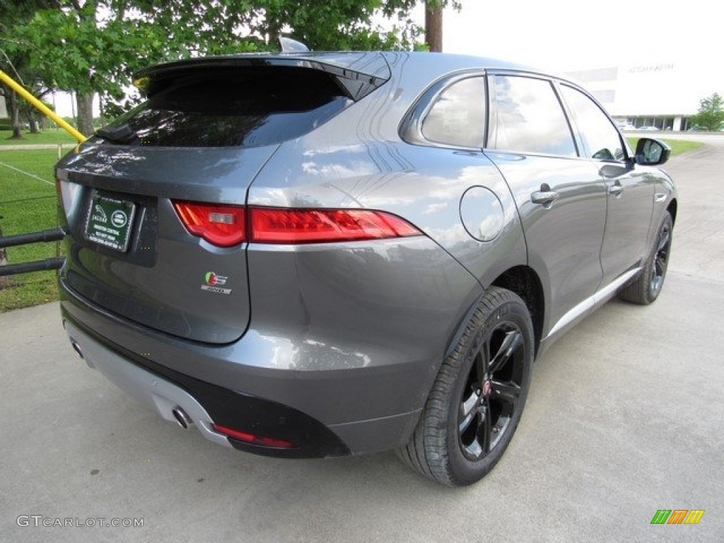 2017 F-PACE 35t AWD S - Ammonite Grey / Jet w/Light Oyster photo #7