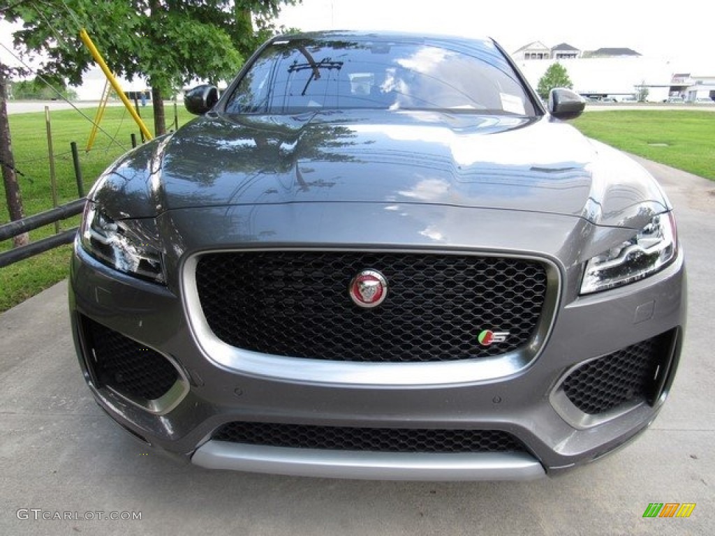 2017 F-PACE 35t AWD S - Ammonite Grey / Jet w/Light Oyster photo #9
