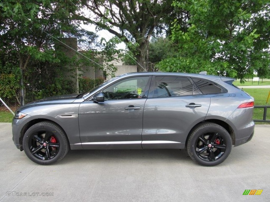 2017 F-PACE 35t AWD S - Ammonite Grey / Jet w/Light Oyster photo #11