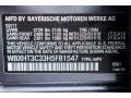 B39: Mineral Grey Metallic 2017 BMW X1 xDrive28i Color Code