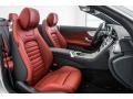 2017 Mercedes-Benz C Cranberry Red/Black Interior Interior Photo