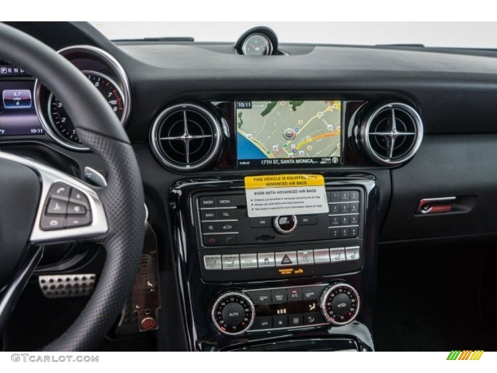 2017 Mercedes-Benz SLC 300 Roadster designo Classic Red Dashboard Photo #120047700
