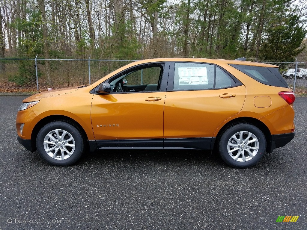 Orange Burst Metallic 2018 Chevrolet Equinox LS AWD Exterior Photo #120047931