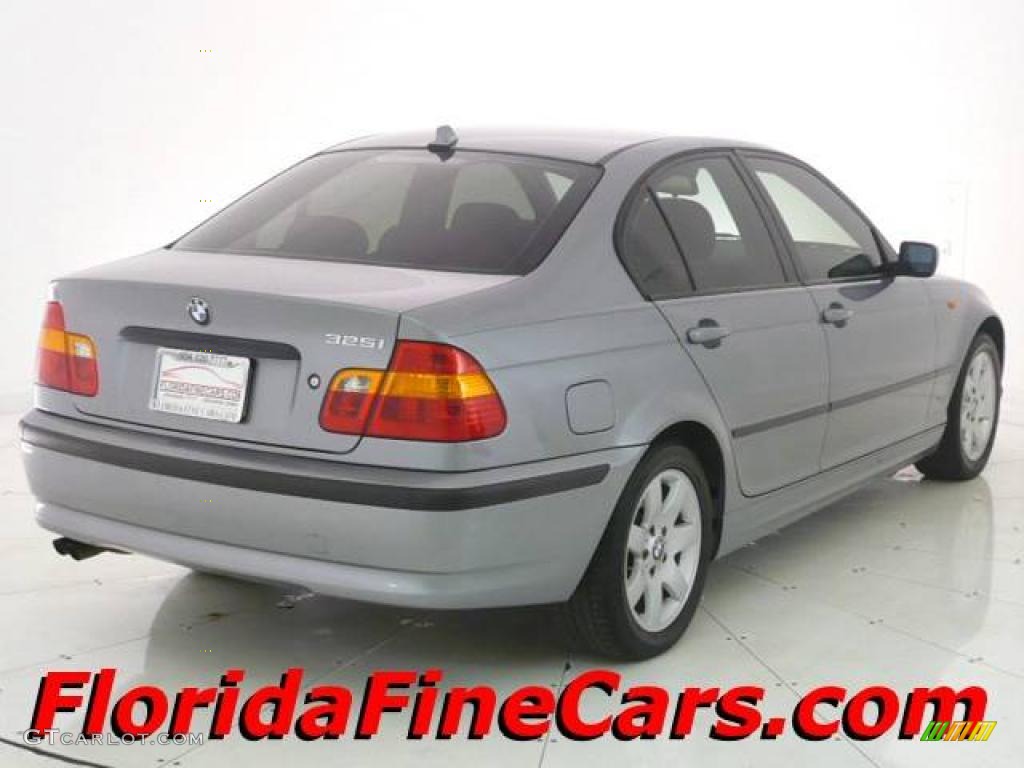 2005 3 Series 325i Sedan - Silver Grey Metallic / Black photo #2