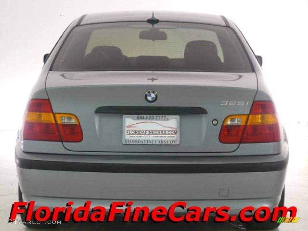 2005 3 Series 325i Sedan - Silver Grey Metallic / Black photo #6