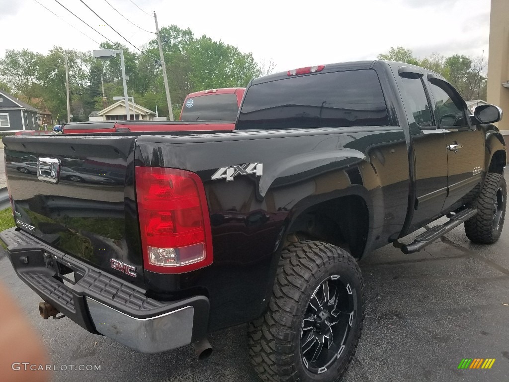 Onyx Black 2010 GMC Sierra 1500 SL Extended Cab 4x4 Exterior Photo #120050631