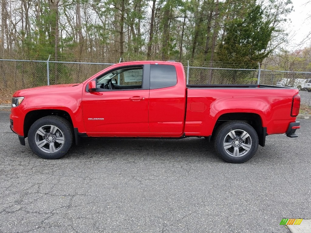 Red Hot 2017 Chevrolet Colorado WT Extended Cab Exterior Photo #120052872