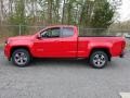 Red Hot 2017 Chevrolet Colorado WT Extended Cab Exterior