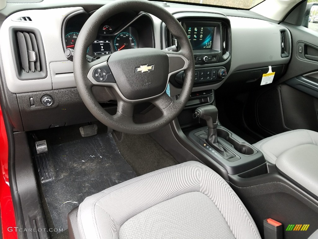 Jet Black/­Dark Ash Interior 2017 Chevrolet Colorado WT Extended Cab Photo #120053073