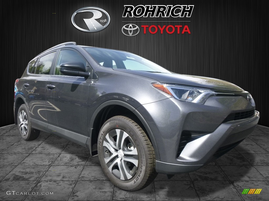 2017 RAV4 LE AWD - Magnetic Gray Metallic / Black photo #1