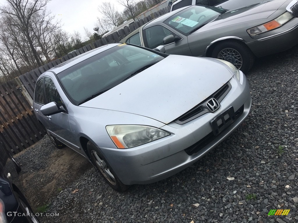 2003 Accord EX Sedan - Satin Silver Metallic / Gray photo #1