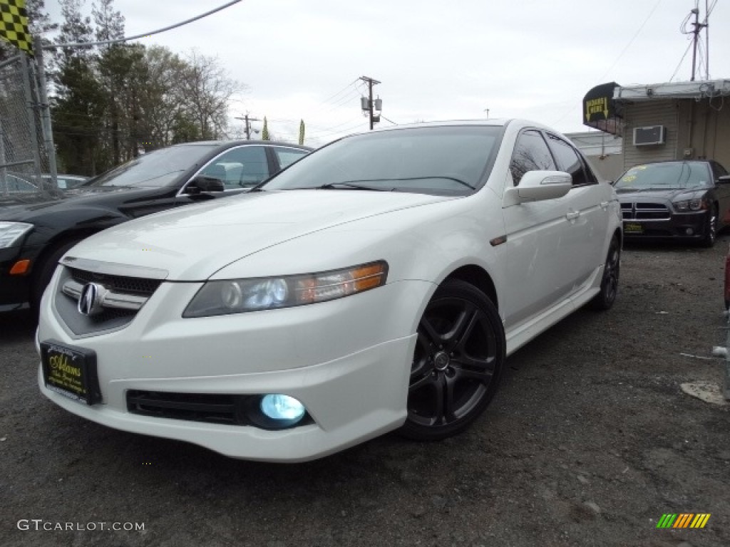 White Diamond Pearl Acura TL