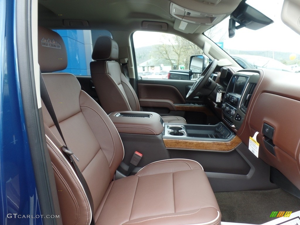 High Country Saddle Interior 2017 Chevrolet Silverado 3500HD High Country Crew Cab Dual Rear Wheel 4x4 Photo #120056154