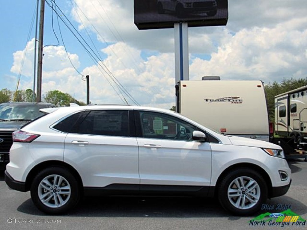 2017 Edge SEL AWD - White Platinum Metallic / Ebony photo #6