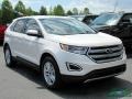 2017 White Platinum Metallic Ford Edge SEL AWD  photo #7