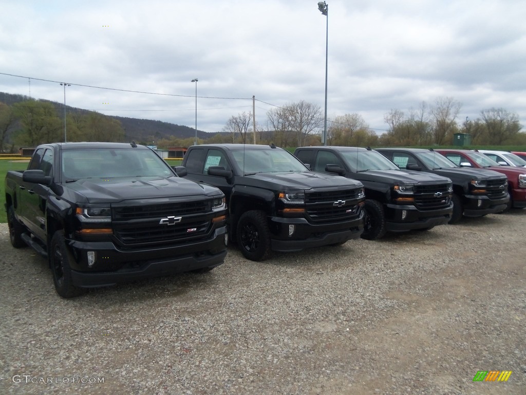 2017 Silverado 1500 LT Double Cab 4x4 - Black / Jet Black photo #26