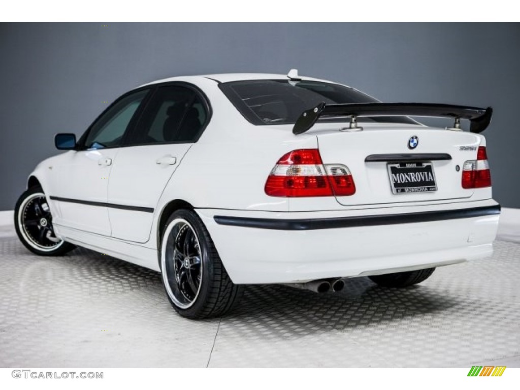 2005 3 Series 325i Sedan - Alpine White / Black photo #10