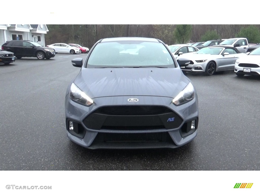2017 Focus RS Hatch - Stealth Gray / Charcoal Black Recaro Leather photo #2