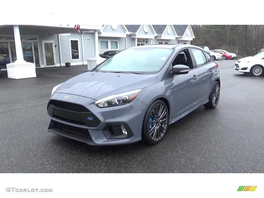 2017 Focus RS Hatch - Stealth Gray / Charcoal Black Recaro Leather photo #3