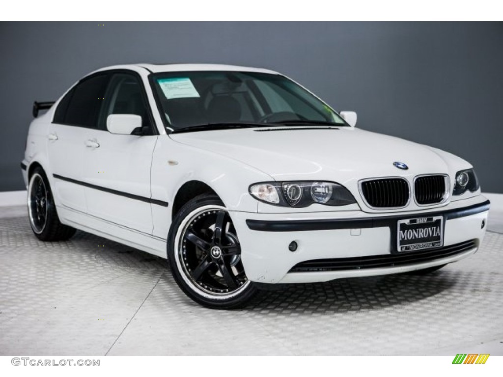 2005 3 Series 325i Sedan - Alpine White / Black photo #12