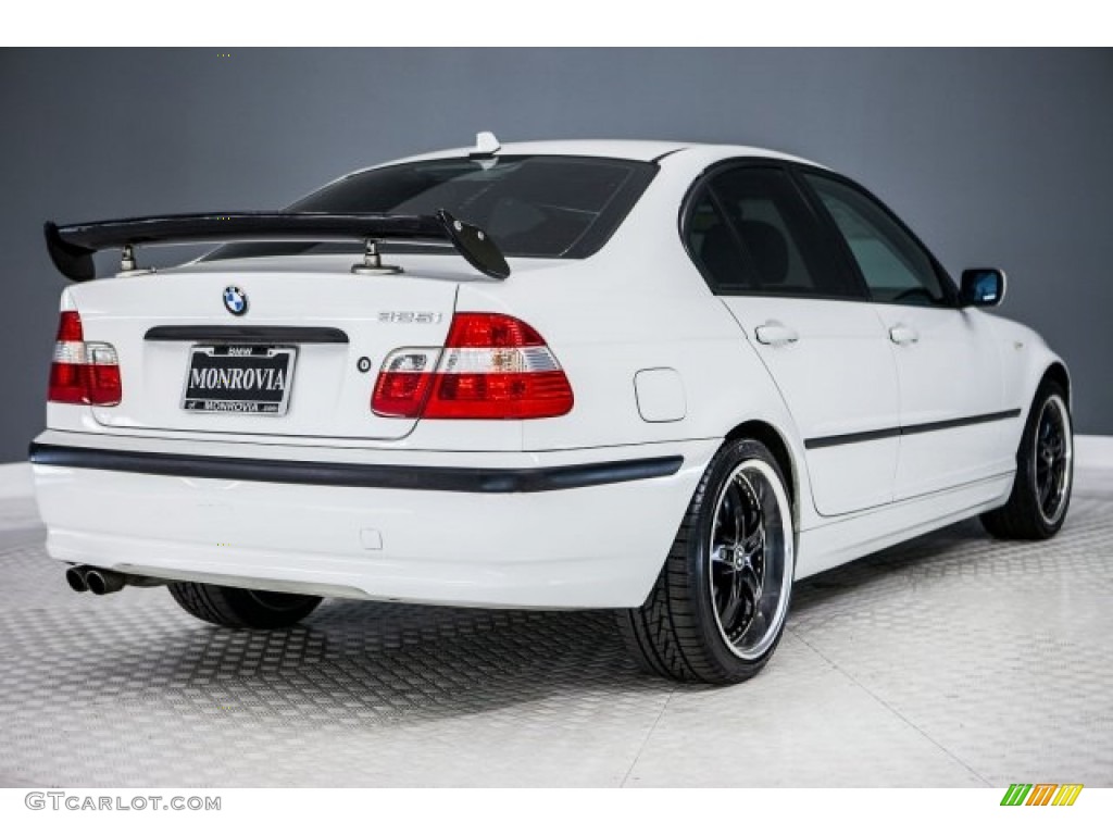 2005 3 Series 325i Sedan - Alpine White / Black photo #13