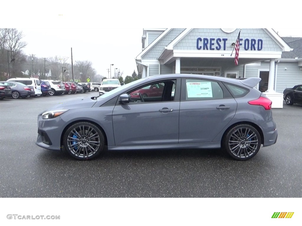 2017 Focus RS Hatch - Stealth Gray / Charcoal Black Recaro Leather photo #4