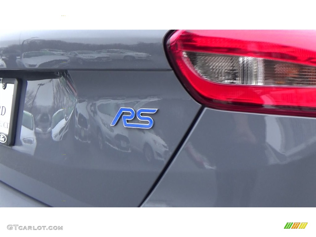 2017 Focus RS Hatch - Stealth Gray / Charcoal Black Recaro Leather photo #9
