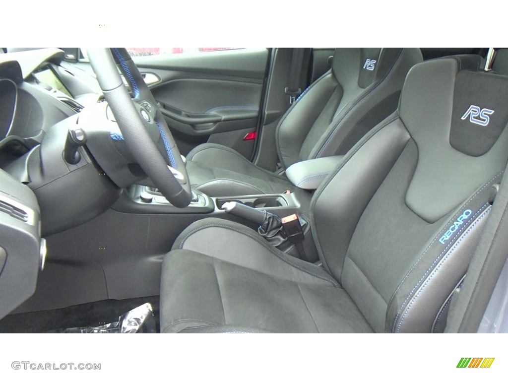 2017 Focus RS Hatch - Stealth Gray / Charcoal Black Recaro Leather photo #12