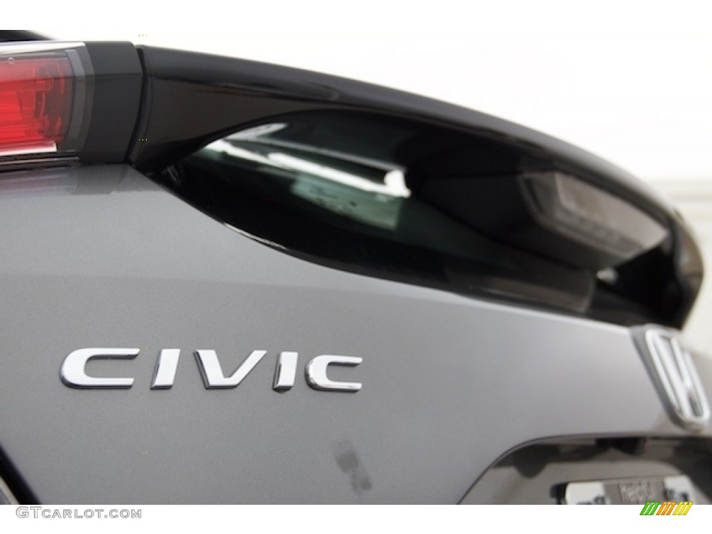 2017 Civic Sport Hatchback - Polished Metal Metallic / Black photo #3
