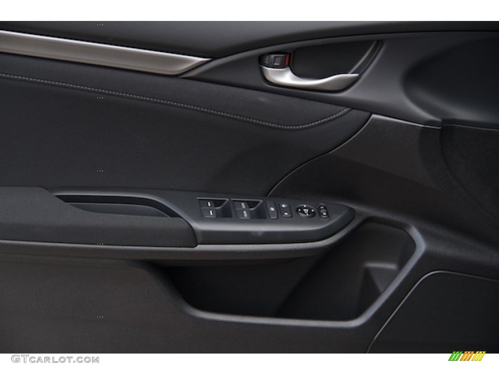 2017 Civic EX Hatchback - Crystal Black Pearl / Black photo #9