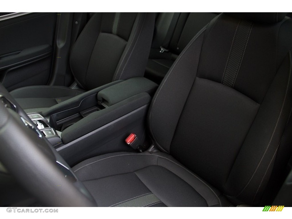 2017 Civic EX Hatchback - Crystal Black Pearl / Black photo #10