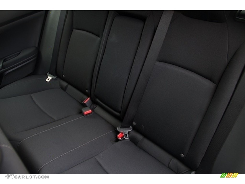 2017 Civic EX Hatchback - Crystal Black Pearl / Black photo #14