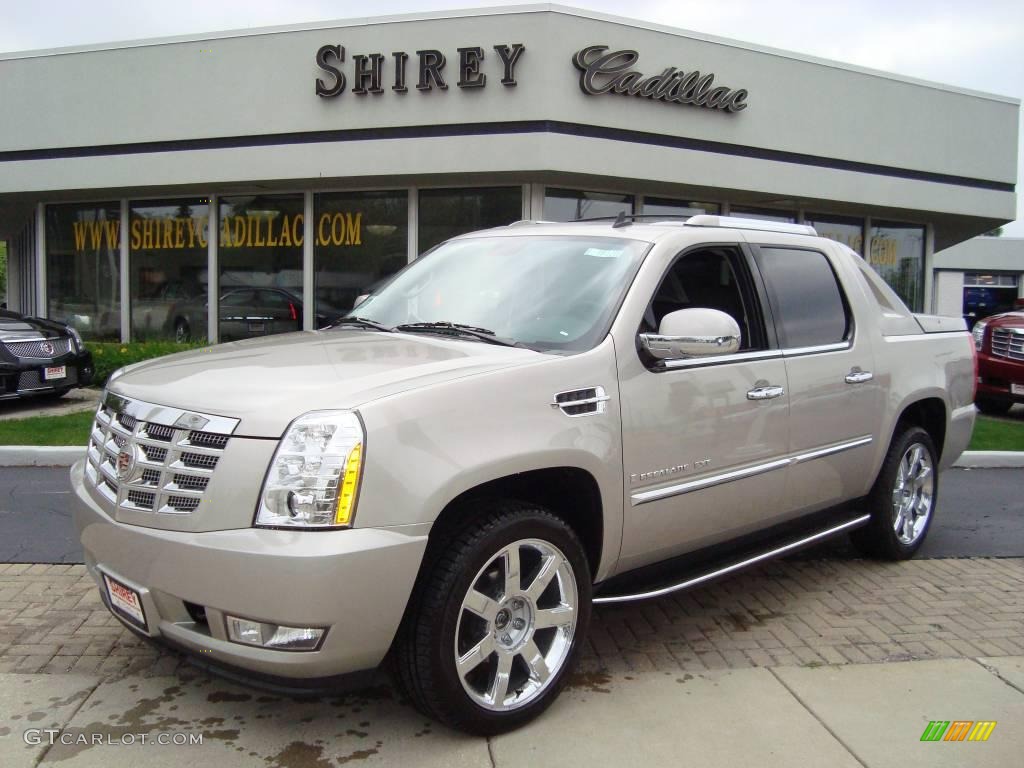 2009 Escalade EXT Luxury AWD - Quicksilver / Ebony/Ebony photo #1