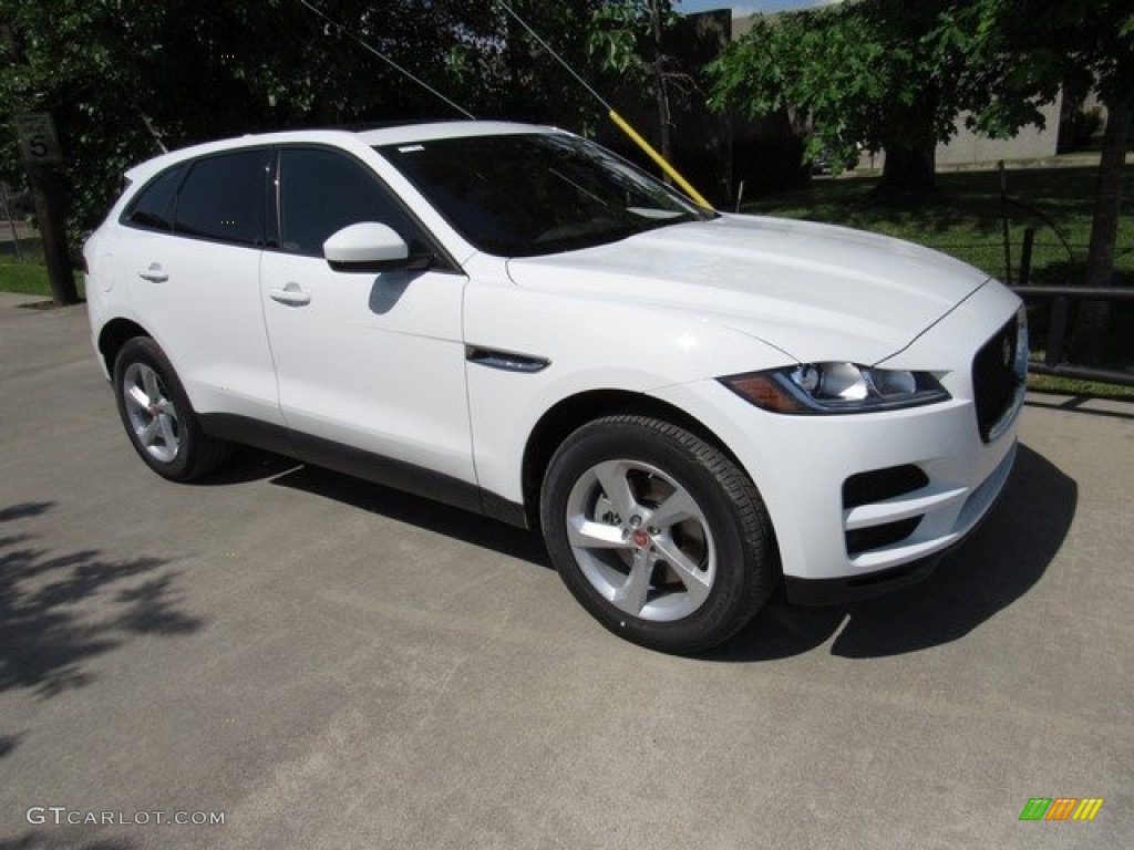 2017 F-PACE 35t AWD Premium - Polaris White / Jet photo #1