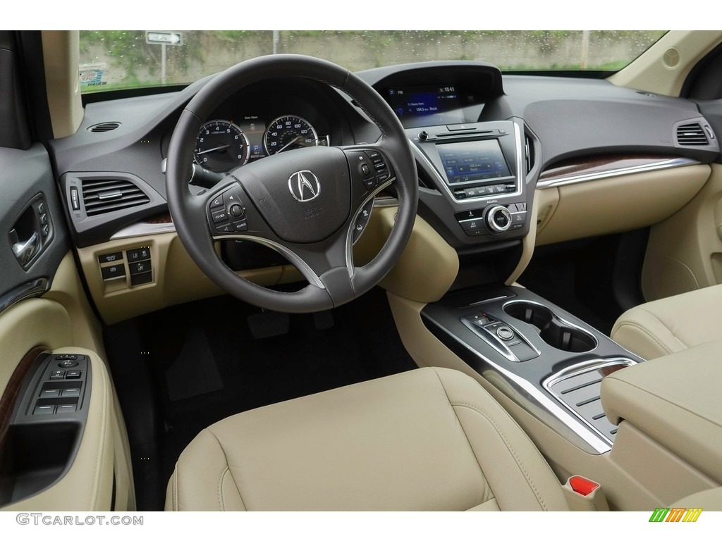 Parchment Interior 2017 Acura MDX SH-AWD Photo #120064033