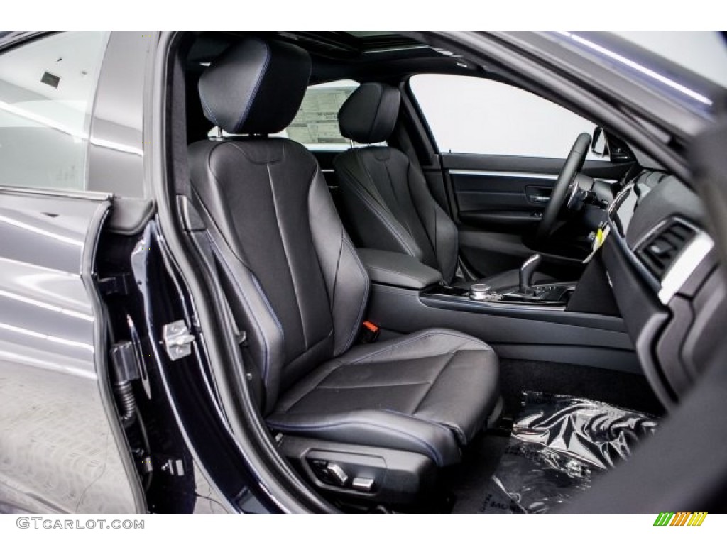 Black Interior 2018 BMW 4 Series 440i Gran Coupe Photo #120064099