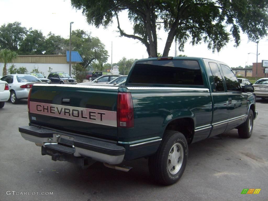 1997 C/K C1500 Silverado Extended Cab - Emerald Green Metallic / Neutral Shale photo #3