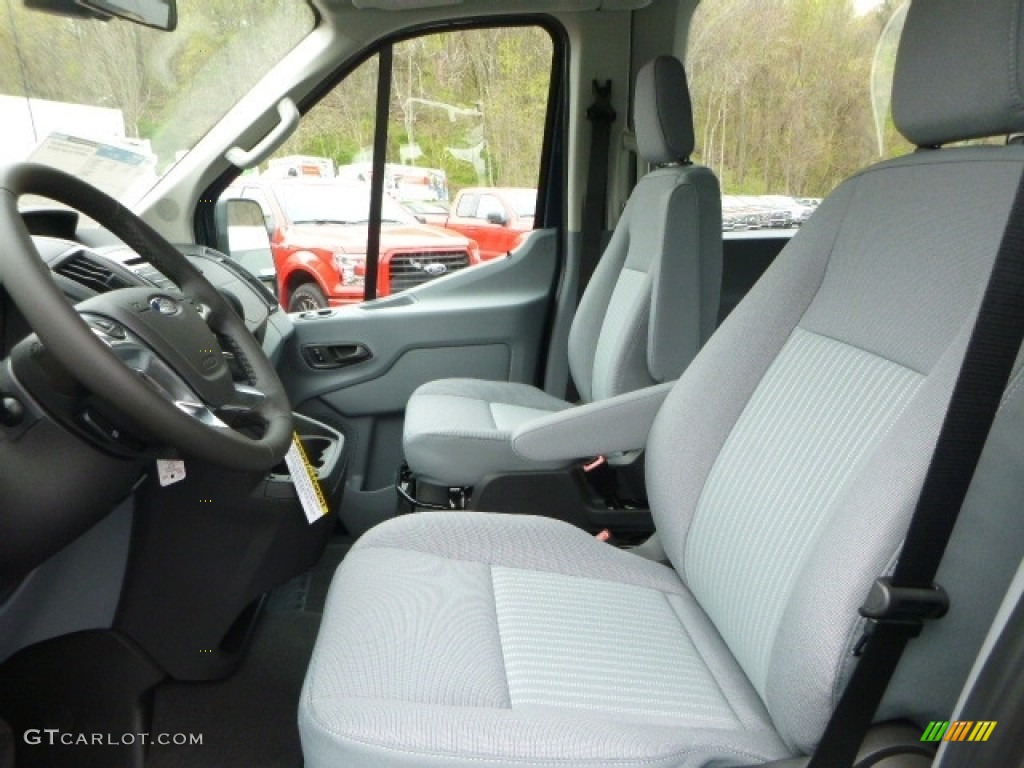 Pewter Interior 2017 Ford Transit Wagon XLT 350 MR Long Photo #120065631