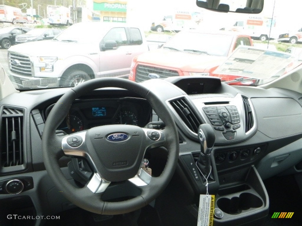 2017 Ford Transit Wagon XLT 350 MR Long Pewter Dashboard Photo #120065718