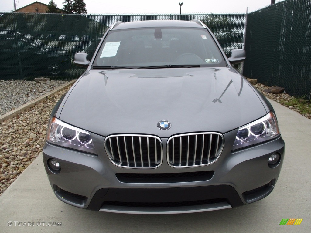 2012 X3 xDrive 35i - Space Gray Metallic / Black photo #6