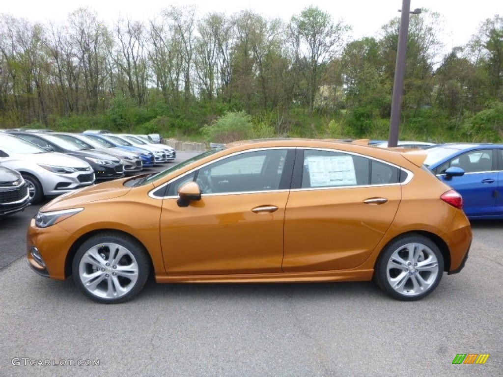 2017 Cruze Premier - Orange Burst Metallic / Jet Black photo #2