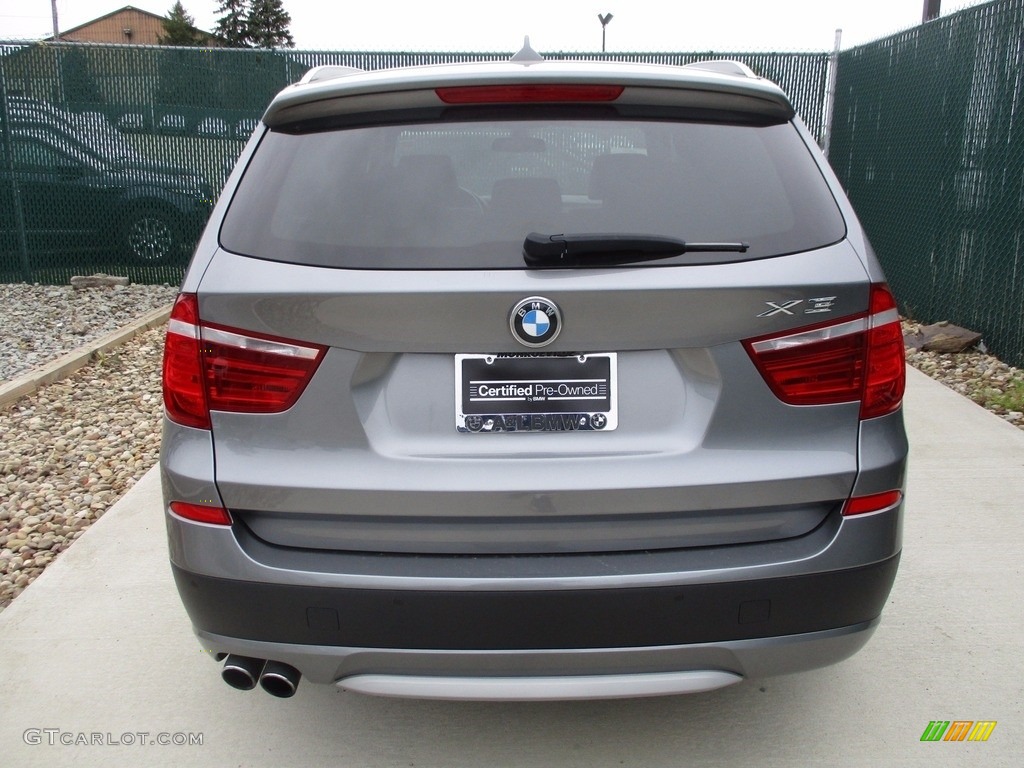 2012 X3 xDrive 35i - Space Gray Metallic / Black photo #9